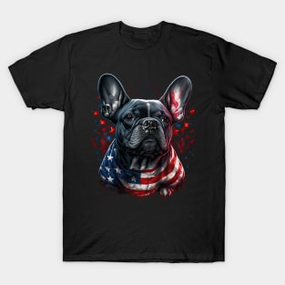 French Bulldog 4th of July T-Shirt